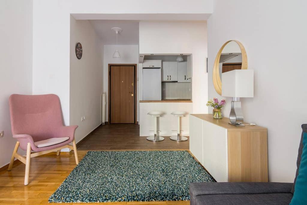 Brand New Decorated Flat For 4 Ppl In Pagrati Leilighet Athen Eksteriør bilde
